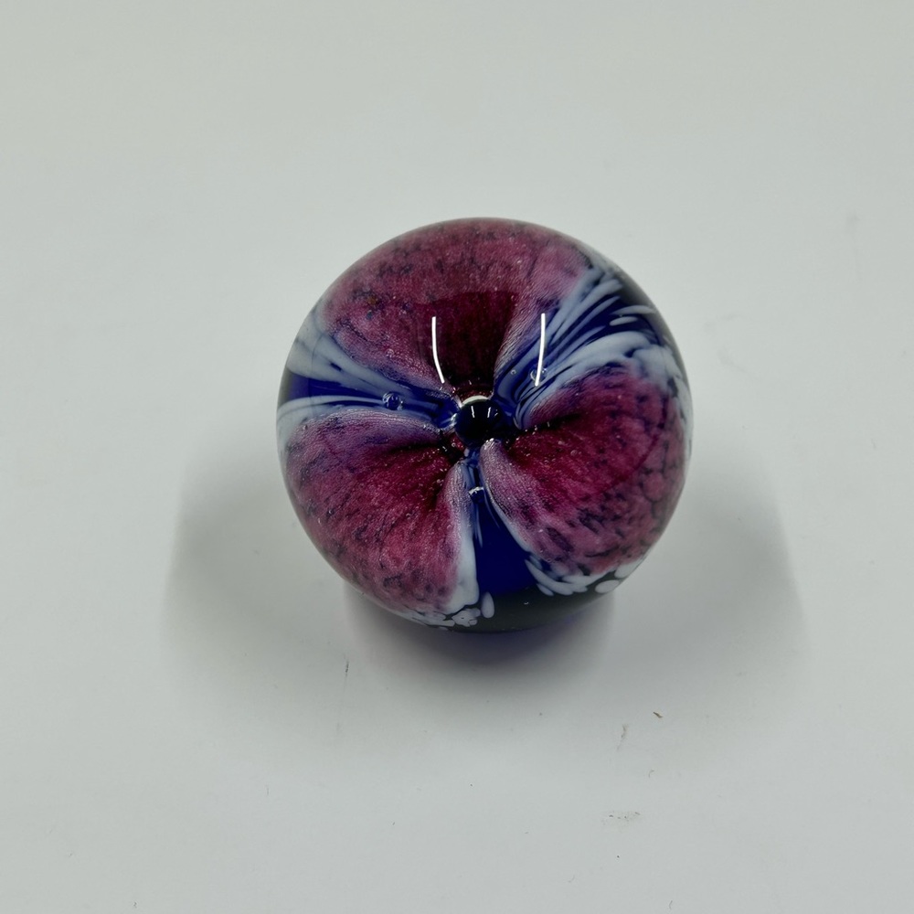 PAPERWEIGHT GLASS EYE STUDIO GES VINTAGE ART GLASS  GES 94